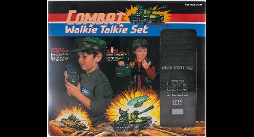 Walkie talkie set soldaat combat