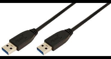 Logilink - USB 3.0 A Male naar USB 3.0 A Male - 1 m