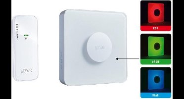 Draadloze deurbelset voor koppeling aan bestaande deurbelinstallatie - M-E Bell-340 41162