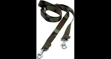 Topmast Hondenriem - Verstelbaar - Camouflage - Hondenlijn - Trainingslijn - Nylon - 200 cm x 25 mm - Sterk