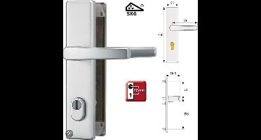 Abus veiligheidsbeslag SKG*** kruk/kruk PC72 F1 met kernbeveiliging