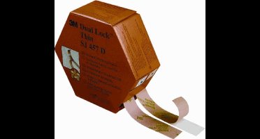 3M SJ 457D Dual Lock Klittenband Om vast te plakken Paddenstoel (l x b) 5000 mm x 25 mm Doorschijnend 5 m