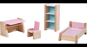 HABA Little Friends - Poppenhuismeubels Tienerkamer