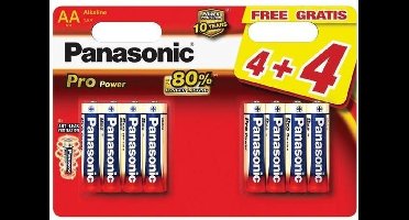 Panasonic Pro Power AA 4+4 Single-use battery Alkaline 1,5 V