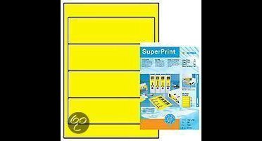 HERMA File labels yellow 192x59 SuperPrint 100 pcs.