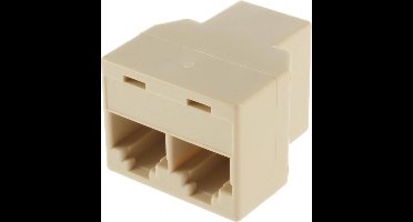 Netwerk kabel splitter (RJ45/ISDN) - RJ45 koppelstuk - Netwerkkabel koppelstuk