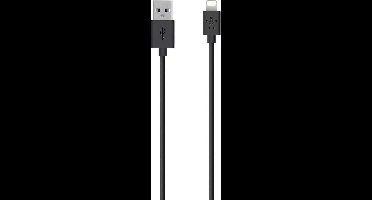 Belkin iPhone Lightning naar USB kabel - 2m - zwart