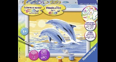 Ravensburger Schilderen op nummer Springende dolfijnen