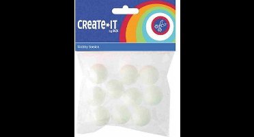 10 Piepschuim Ballen 2,5cm - Knutselen