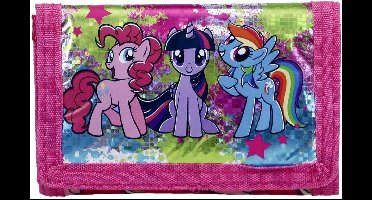 My Little Pony - Portemonnee - Klitenband - 12 x 8 cm - Roze