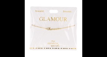 Depesche armband glamour gold plated voor kinderen - vriendschapsarmband.