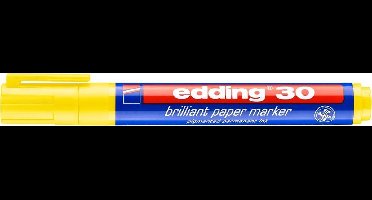 Decoratie Brilliant papiermarker Edding 30-05 geel