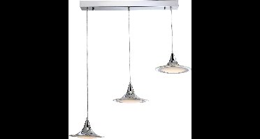 Hanglamp Globo Enea LED - Chroom - 3 lichts