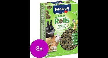 Vitakraft Groen Rollies - Knaagdiersnack - 8 x 300 g