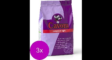 Cavom Compleet Light Rund&Schaap - Hondenvoer - 3 x 5 kg