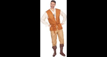 "Middeleeuwse boer kostuum voor heren - Verkleedkleding - Medium"