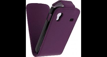 Xccess Leather Flip Case Samsung S5830 Ace Purple