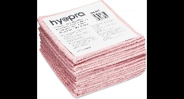 Microvezel doeken 40x40cm roze 10st (497743)