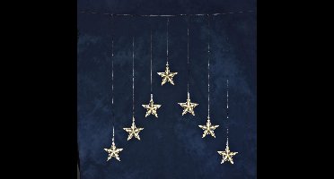 Konstsmide Lichtgordijn - 116x75 cm - 35 lamps LED sterrensnoer - 24V - voor buiten - warmwit