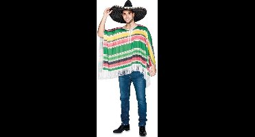 Witbaard Poncho Mexicaans Polyester One-size
