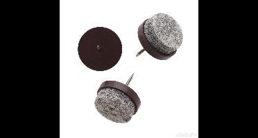 MEUBELVILTGLIJDER, VILTNAGEL, KUNSTSTOF 20 MM  8 stuks