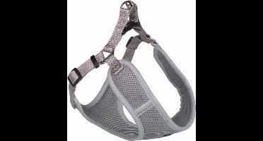 Nobby hondentuig Mesh Reflect - Grijs - M - buikomtrek 48 tot 56 cm