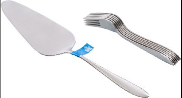 BK Vliet Taartschep - Met 6 taartvorkjes