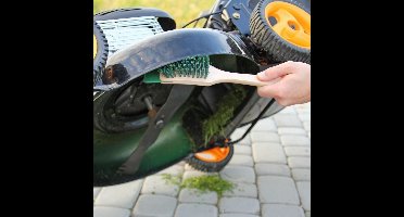 Toolland Grasmaaierborstel hout kunststof 31 cm x 4,4 cm x 4,8