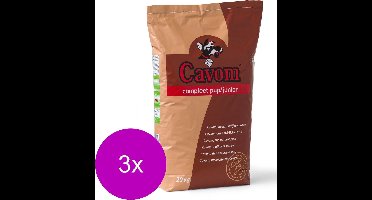 Cavom Compleet Pup/Junior Rund&Vlees - Hondenvoer - 3 x 20 kg