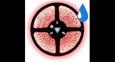 5 meter rood led strip waterproof - IP65 - 60Leds/m - 12V