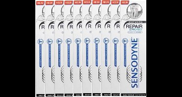 10 x Sensodyne Repair & Protect Whitening - 75 ml - Tandpasta