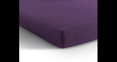 Dreamhouse Jersey Stretch Hoeslaken - 100% Katoen - 160/180x200 - Paars
