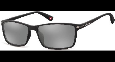 Montana By Sgb Zonnebril Unisex Zwart/grijs (ms51)