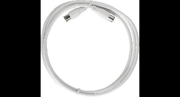 Axing SAK 991-00 F coax-kabel 10 m Wit