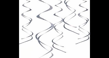 Swirl deco zilver