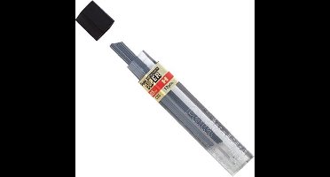 Potloodstift Pentel 0.5mm zwart per koker 4H
