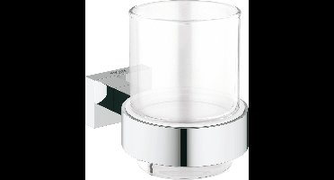 GROHE Essentials Cube houder met drinkglas - Chroom