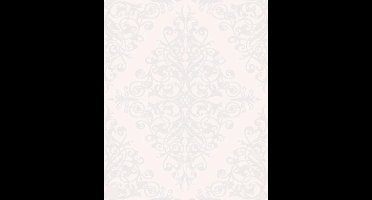 Dutch Wallcoverings Schuimvinylbehang ornament  - Wit