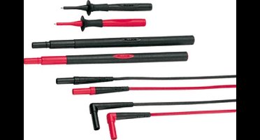 Fluke TL238 Veiligheidsmeetsnoerenset Testpunt, Banaanstekker 4 mm Bus 4 mm, Banaanstekker 4 mm Rood, Zwart 1 stuk(s)