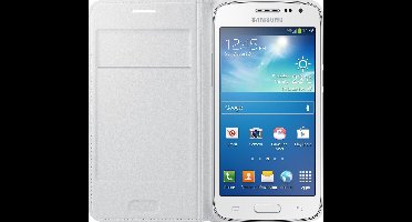 Samsung Flip Wallet voor Samsung G386 Galaxy Core LTE - Wit