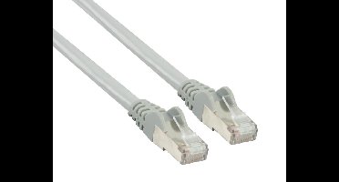 FTP CAT 5e netwerk kabel 0,50 m grijs