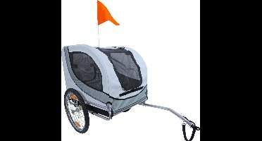 Boon fietskar Runner 2, lichtgrijs/antraciet.