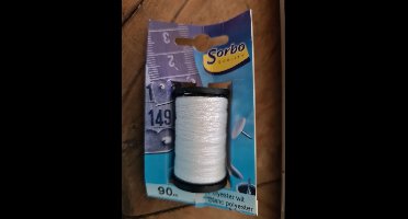 Sorbo garen polyester wit 90m