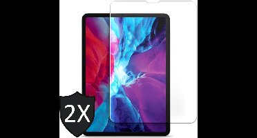 Screenprotector geschikt voor iPad Pro 2021 12.9 inch - Screen Protector Glas - 2 Stuks