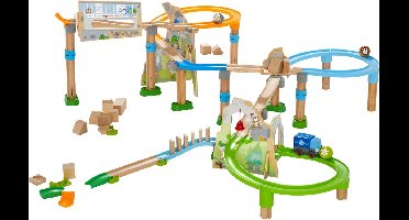 Haba Kullerbü Knikkerbaan Meesterlijke Speelbaan Bergavontuur - Met vrachtwagen