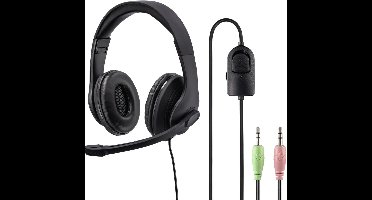 Hama PC-Office-headset "HS-P200", stereo, zwart