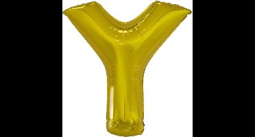 Amscan Letterballon Y Folie 86 Cm Goud