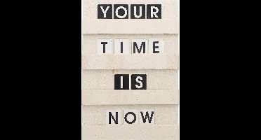 Letterbord - Letterplank van hout -  inclusief 120 Dubbelzijdige Letters & Nummers -  24 x 34,5 x 1,5 cm