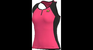 Ale Lady Top Solid Color Block - Fluo Roze - S - Valt klein
