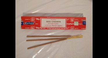 Satya Red Champa Wierookstokjes 3 pakjes 36 stokjes Wierook